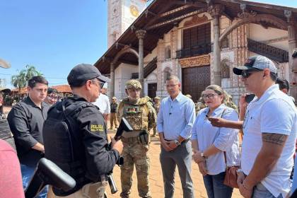 El Gobierno activa plan conjunto entre las FFAA, la Policía y la Gobernación en San Ignacio de Velasco