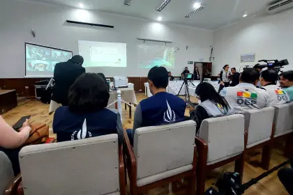 Tras una hora de retraso, la sala plena del TED Tarija se instala para el cómputo oficial de votos