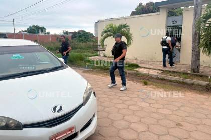 Atraco a Joyería: Policía allana inmueble en la zona norte de Santa Cruz y hay arrestados