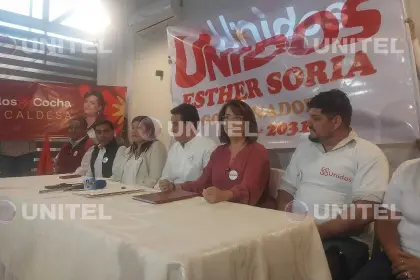 Unidos presenta a Rocío Molina para la Alcaldía de Cochabamba y Esther Soria a la Gobernación