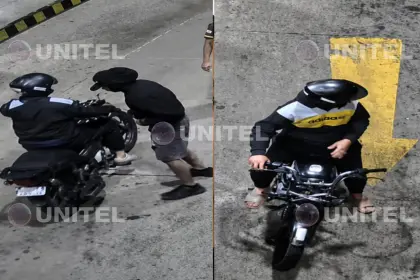 A bordo de una motocicleta, delincuentes armados atracan un surtidor en Santa Cruz 