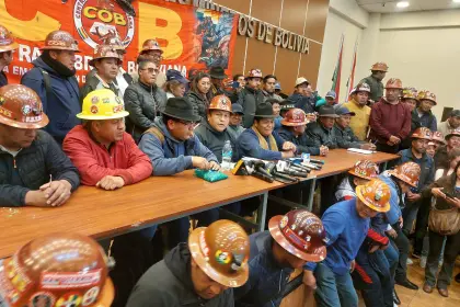 Argollo dice que las protestas de la COB “se han politizado” al ser relacionadas con Evo Morales