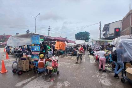 Feria Barrio Lindo: Caos vehicular se genera por mañaneros y obras inconclusas, dicen conductores 