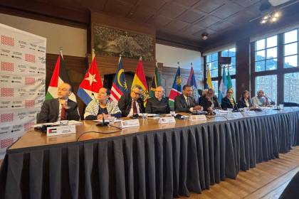 Bolivia abandona el Grupo de La Haya que impulsó Arce con otras países para defender la causa palestina 