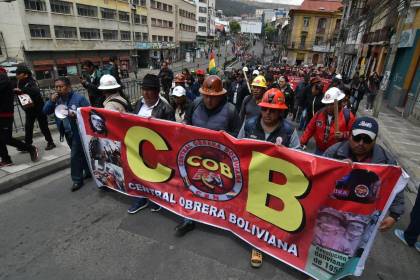 COB convoca a ampliado para definir futuro de las movilizaciones