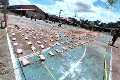 Felcn incauta más de 600 kilos de droga en una zona de alto riesgo de Beni