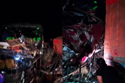 Un bus y un camión chocan en la ruta Bioceánica y dejan varios heridos y fallecidos