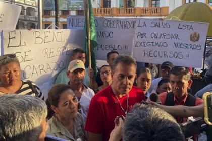 Gobernador de Beni inicia una huelga de hambre exigiendo recursos económicos para su departamento