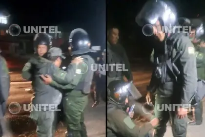 Al menos dos uniformados quedaron heridos en otro enfrentamiento entre evistas y policías en Cochabamba