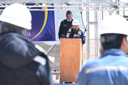 Desde Uyuni, Arce dice que Bolivia puede perder $us 2.000 millones si el Legislativo no aprueba los contratos de litio