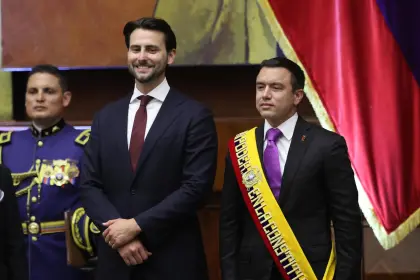 Noboa asume su segundo mandato como presidente de Ecuador