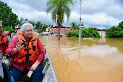 Sube el nivel del río Acre y Cobija declara alerta naranja por riesgo de desborde