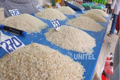 Gobierno anuncia la importación de 60.000 toneladas de arroz en los siguientes días