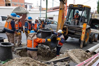 Epsas renueva válvulas de más de 35 años en cuatro estaciones de agua de La Paz