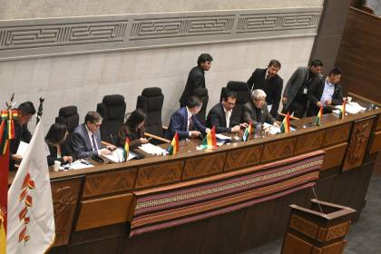 Tras los descargos de Blanco, Legislativo realiza votación luego de un cuarto intermedio