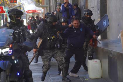 ¿Qué pasó con los mineros arrestados en el enfrentamiento con la Policía?