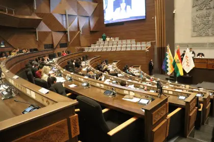 El Legislativo sesiona para elegir vocales del TSE; el pleno rechaza la inclusión en el debate de la ley contra el DS 5503 de la subvención