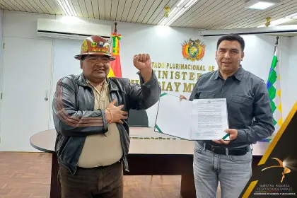 Minería posesiona a Eddy Antezana como nuevo director de la AJAM a un mes del cambio de Gobierno