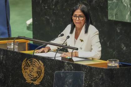 “En Venezuela habrá elecciones”, señala en la ONU la presidenta Delcy Rodríguez