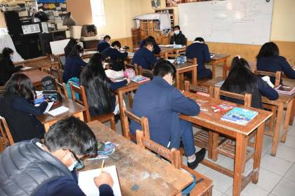 Está en curso la preinscripción escolar 2026 en colegios de alta demanda de La Paz y El Alto
