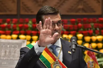 Mira completo el primero discurso como presidente de Rodrigo Paz