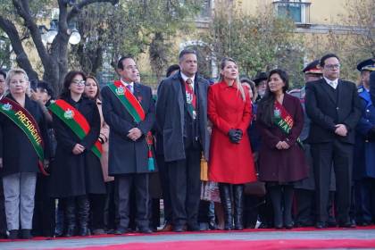 Se realizan los actos por la Gesta Libertaria paceña con la presencia de autoridades nacionales