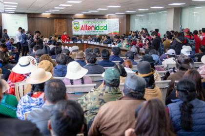 Censo: Asamblea de la Alteñidad analizará este jueves las respuestas del INE, pero Arandia no fue invitado 