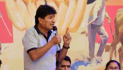 “Si no quiere de buenas, es de malas”: Evo anuncia movilizaciones y dice que tiene el apoyo del Grupo de Puebla