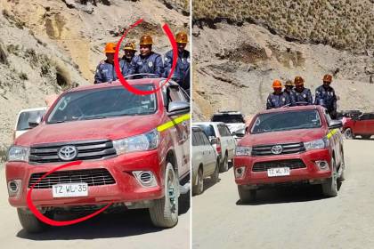Denuncian que gobernador Loza usó una vagoneta presuntamente reportada como robada en Chile