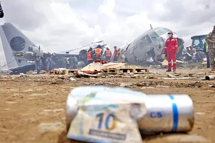 Aprehenden al representante legal de la empresa que envió el dinero en el avión Hércules que se siniestró en El Alto 