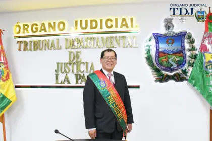 Tras renunciar a la Presidencia del TDJ de La Paz, Córdova también dimite del cargo como vocal de sala penal