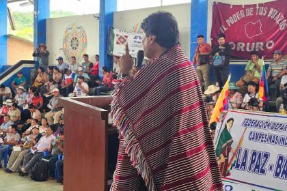 Evo Morales se reúne con sus bases para planificar su participación en las subnacionales
