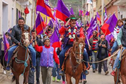 Manfred activa el cierre de campaña este lunes en La Paz con la oferta de “un rumbo de orden”