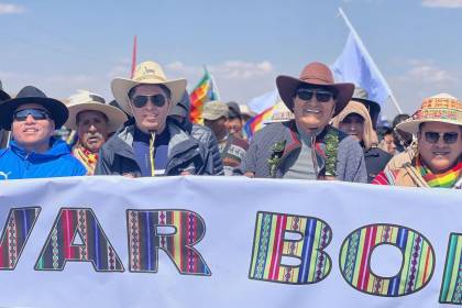 Evo anuncia su retiro de la marcha tras acusar al Gobierno de “satanizar” la protesta 