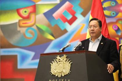 Arce denuncia que se busca truncar la segunda vuelta electoral desde la Asamblea Legislativa Plurinacional