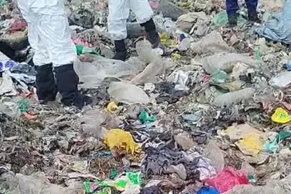 Hallan una pierna en el botadero de Villa Ingenio; sospechan que se trata de la mamá de Demian 