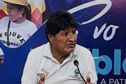 Evo dice que le cortaron el internet cuando hablaba del supuesto audio entre Cerimedo y el ministro Oviedo