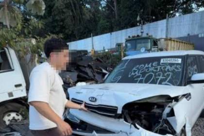Abogado denuncia que un funcionario de la Aduana chocó un vehículo decomisado a un extranjero en la frontera con Brasil