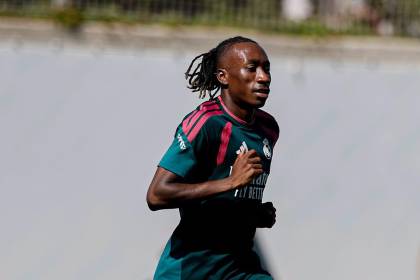Diomande se entrena en solitario en la Ciudad Real Madrid
