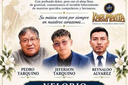 Revelan nombres de integrantes de Karumanta fallecidos en accidente