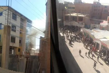 “Hay violentos que quieren sabotear el diálogo”, dice vocero presidencial tras toma de una subalcaldía alteña