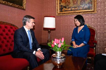 Rodrigo Paz se reúne con Keiko Fujimori para tratar el tema del puerto de Ilo