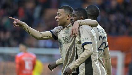 París Saint-Germain golea a Lorient y acaricia el título de la Liga de Francia