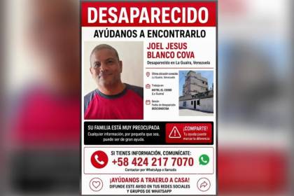 Nohemi está en Bolivia y pide ayuda para buscar al padre de su hijo que estaba en un edificio que colapsó en Venezuela