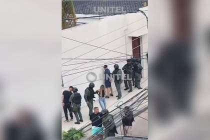 Este es el momento de la captura de al menos cuatro personas en el megaoperativo por Sebastián Marset