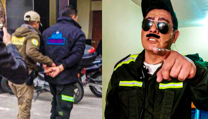 ”La indumentaria no tiene membrete de la Policía”, dice actor tras la aprehensión de humorista en La Paz 