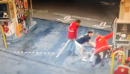 Sale a la luz el impactante video del choque del jugador de Estudiantes en un surtidor