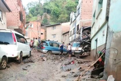 La mazamorra vuelve a golpear a Las Mercedes, que se declara en emergencia en los Yungas