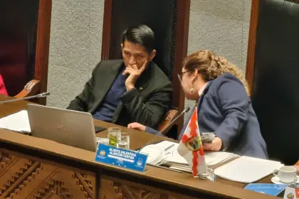 Andrónico reaparece en el Senado tras su anunciada postulación a los comicios