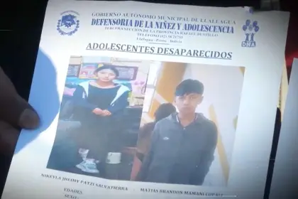 Buscan a dos adolescentes que desaparecieron en Llallagua desde mayo, sus familias llegaron hasta Cochabamba